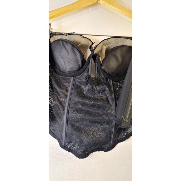 Vtg VA BIEN Lace Whimsigoth Strapless Bustier/Corset Top Sz 34C Victorian Witchy - Picture 9 of 9